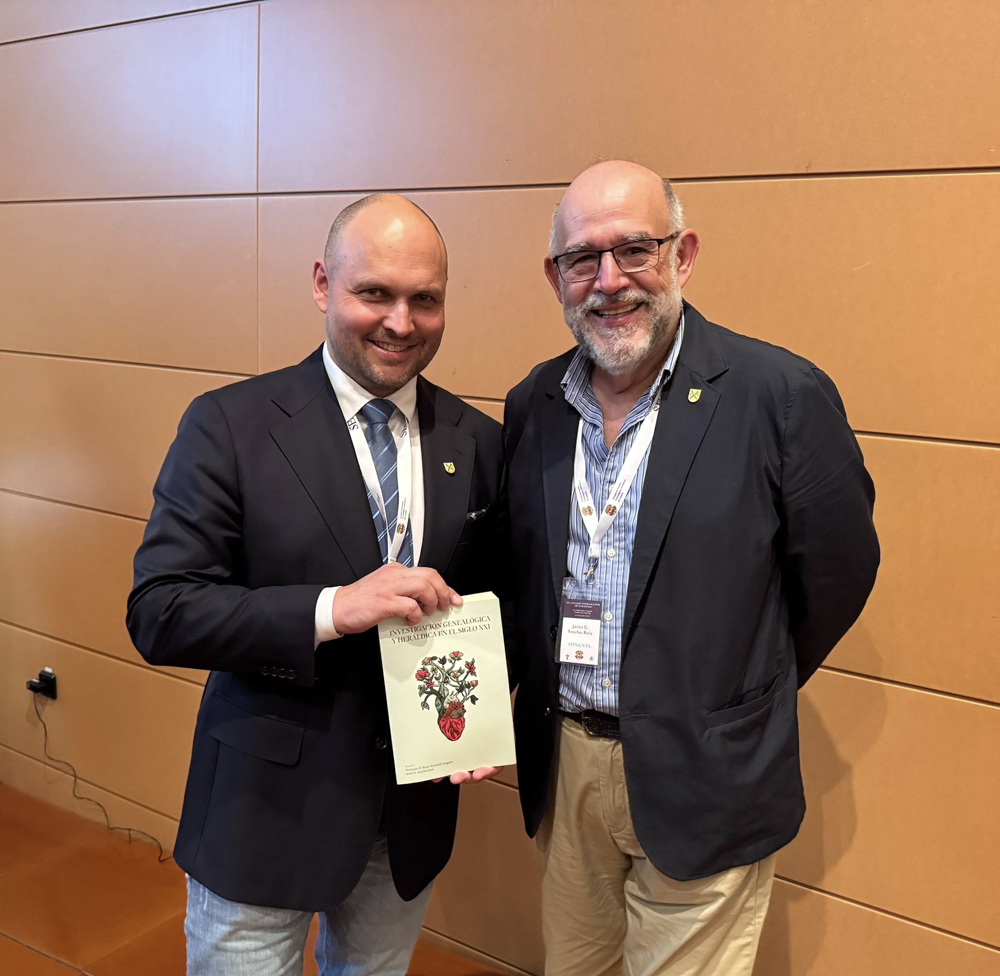 Remigijus Bimba su kolega Javier E. Sanchiz Ruiz